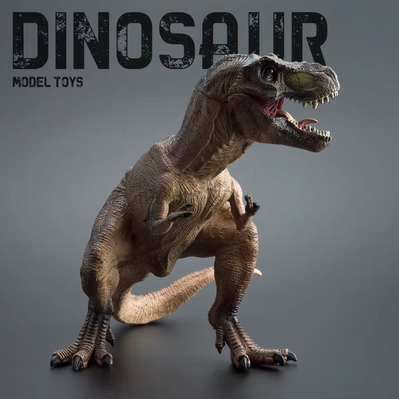 Model Kit Dinosaur - Nowa Solidna Realistyczna Statuetka Dinozaura Tyrannosaurus