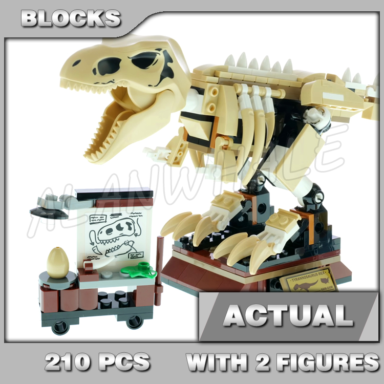 Model Kit Dinosaur - 210 elementów Jurassic World Wystawa Skamlielków