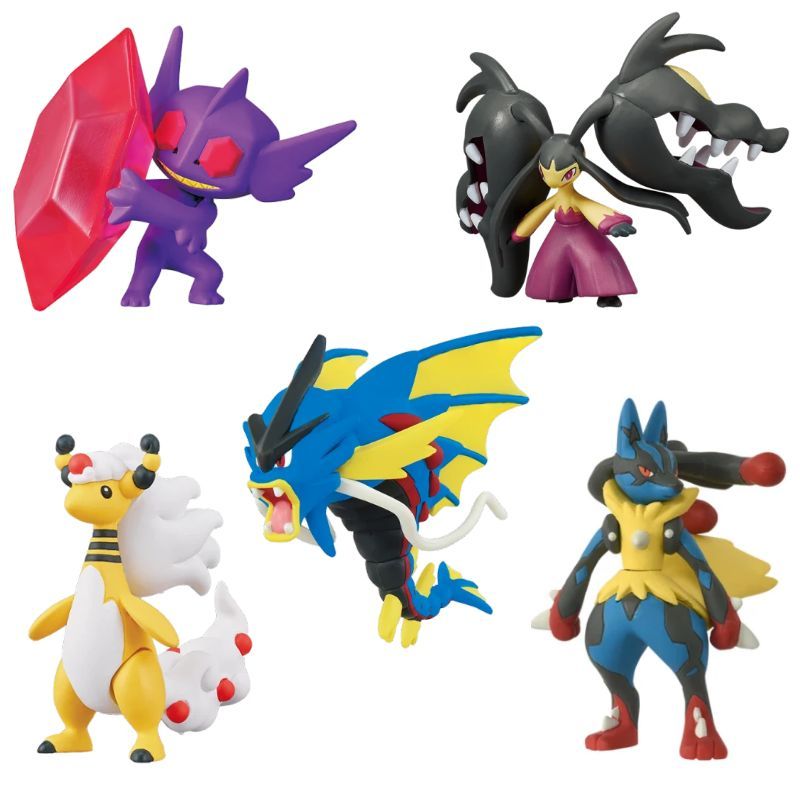 Model Kit Lucario - 2025 Nowe Figurki Pokemon TOMY Edycja