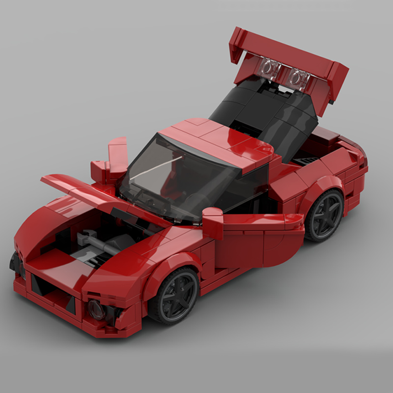 Model Kit Jdm - Klocki konstrukcyjne QWERT Speed Racing Car
