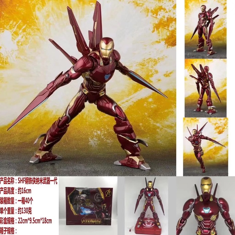 Model Kit Iron Man Mark 50 - Popularny Avengers Iron Man Mk50 Nano