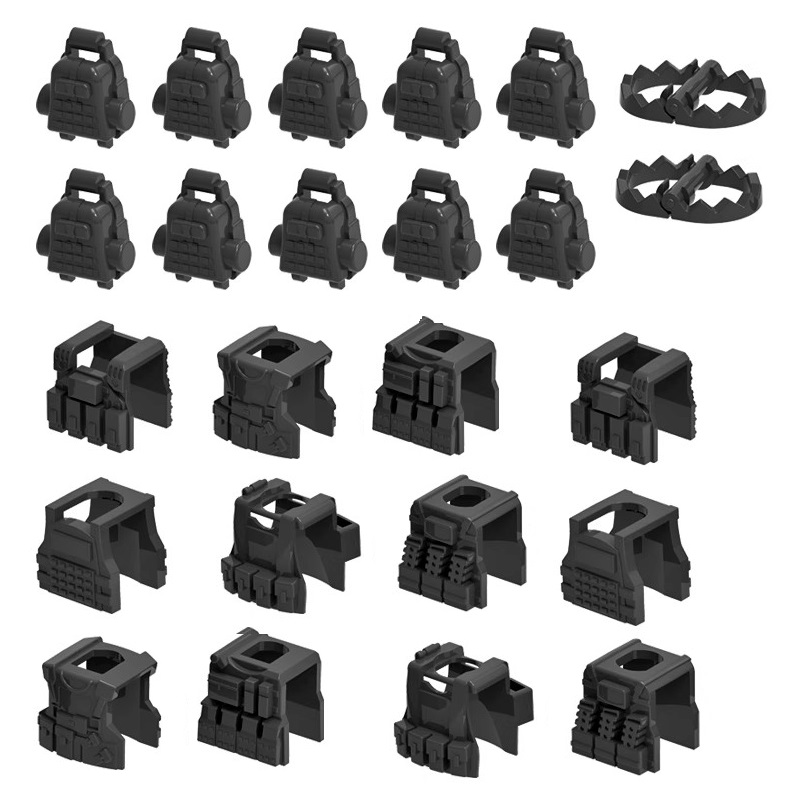 Model Kit Armored Core - MOC Wojskowa Zbroja Taktyczna Kamizelka Zestaw