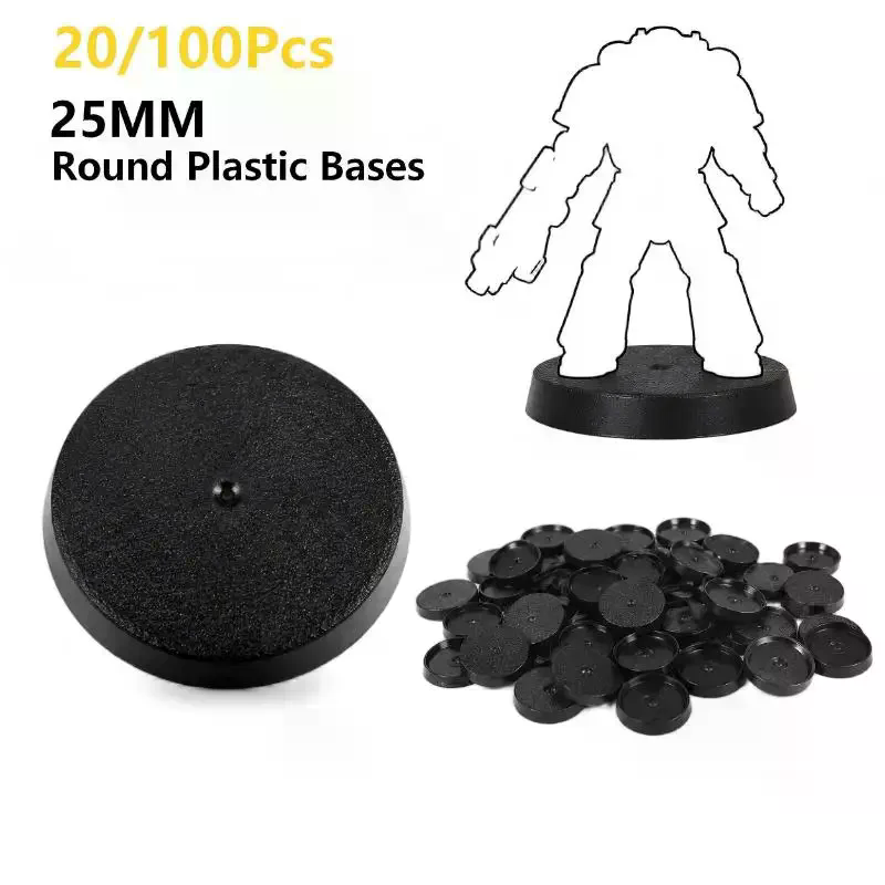 20/100 szt. 25mm Okrągłe Bazy  – Model Figure Base recenzja i cena