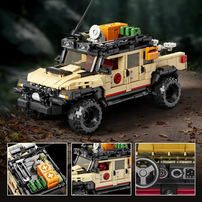 1632 elementów Zestaw klocków  – Model Kit Dinosaur recenzja i cena