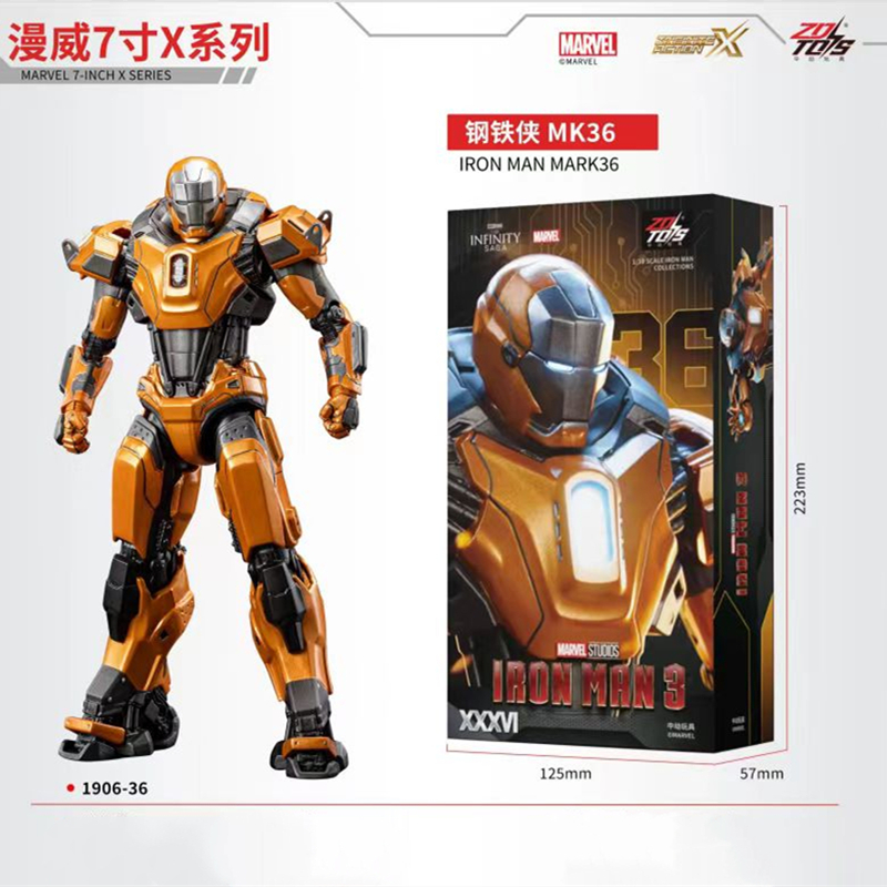ZD Toys Iron Man Figurka akcji – Model Kit Iron Man Mark 50 recenzja i cena