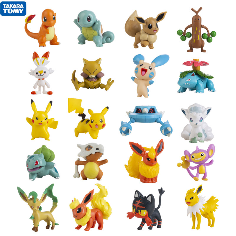 Nowy 3-8CM Pokemon gorące kres – Model Kit Eevee recenzja i cena
