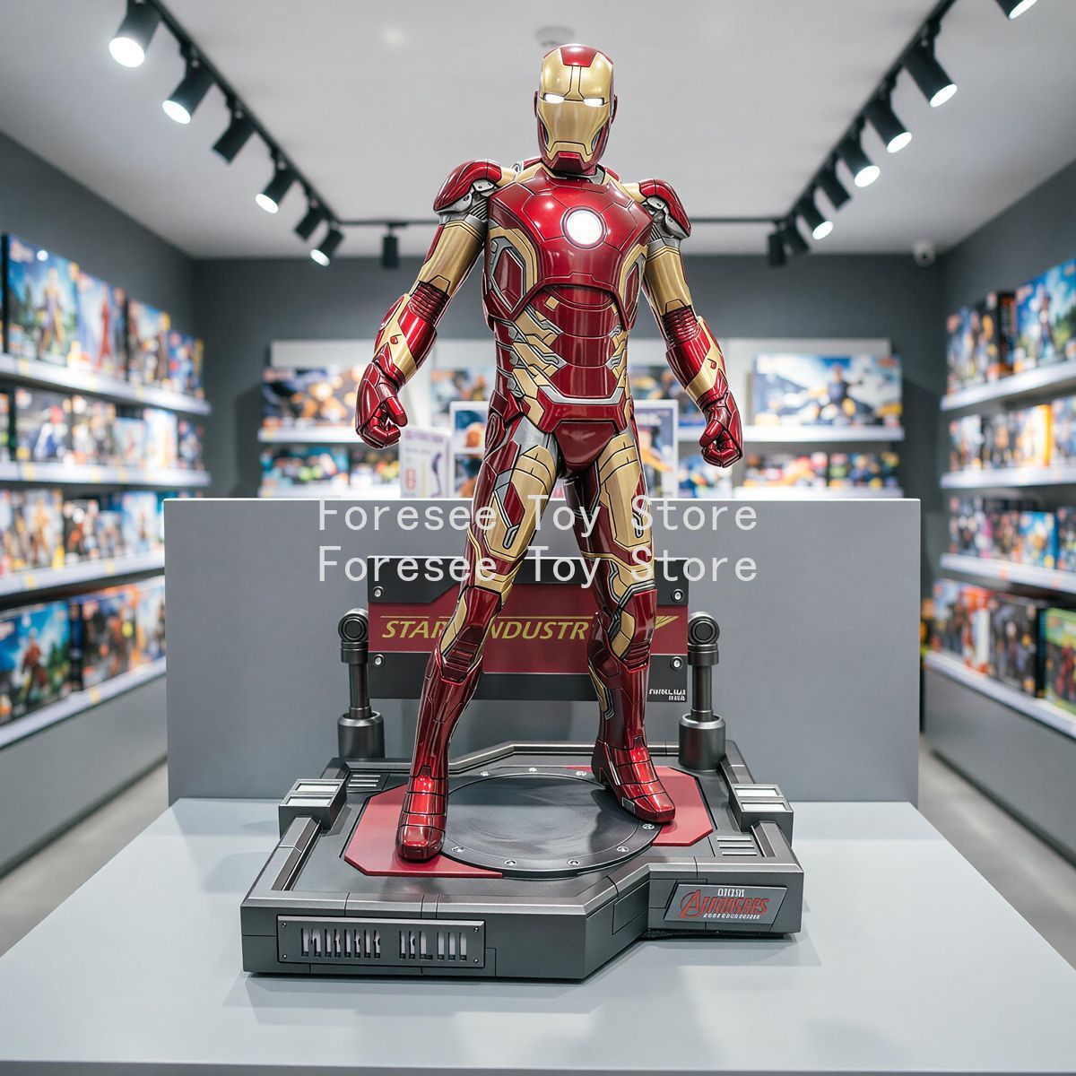 Nowe 45cm Figurki Akcji Marvel – Model Kit Iron Man Mark 50 recenzja i cena