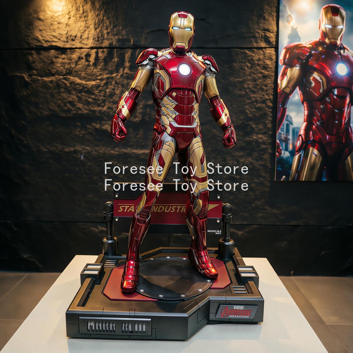 Nowe 45cm Figurki Akcji Marvel – Model Kit Iron Man Mark 50 recenzja i cena